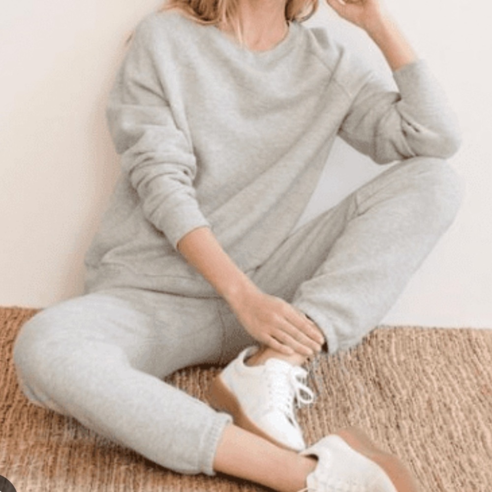 Jenni Kayne Saturday SET in light grey, sz S